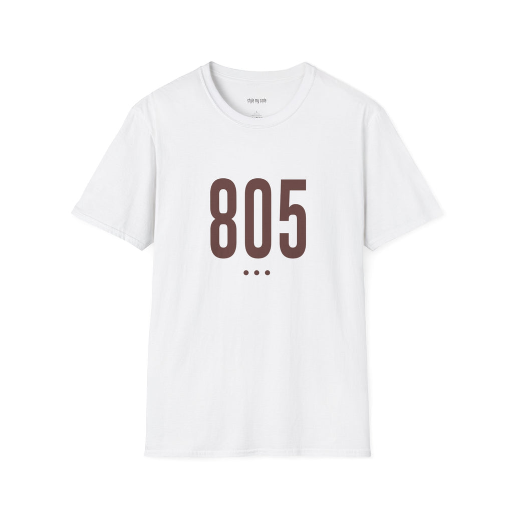 805 Logo Front Unisex Soft-style T-Shirt