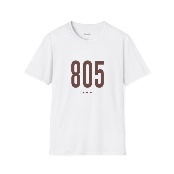 805 Logo Front Unisex Soft-style T-Shirt