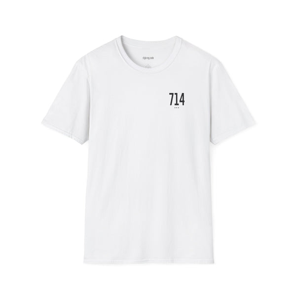 714 Black Logo T-Shirt