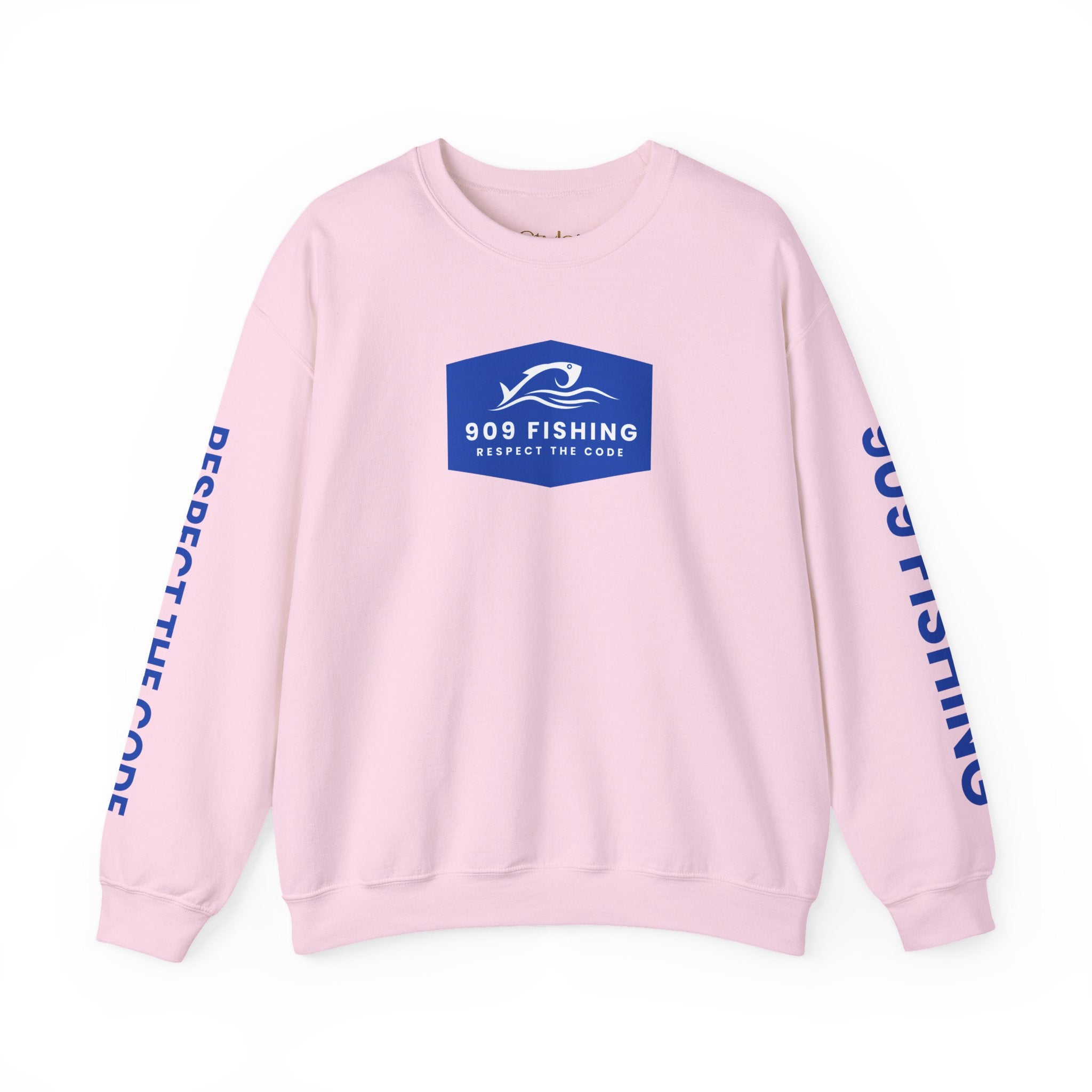 '909 Fishing' Crewneck Sweatshirt - for the Inland Empire Fisherman