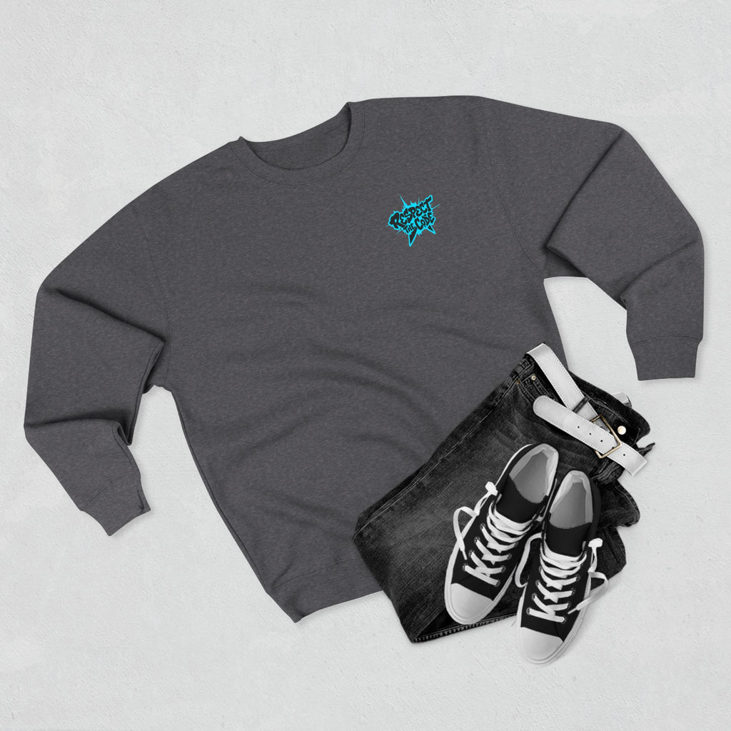 "Respect the Code" Crewneck Sweatshirt — Streetwear Graphic Pullover