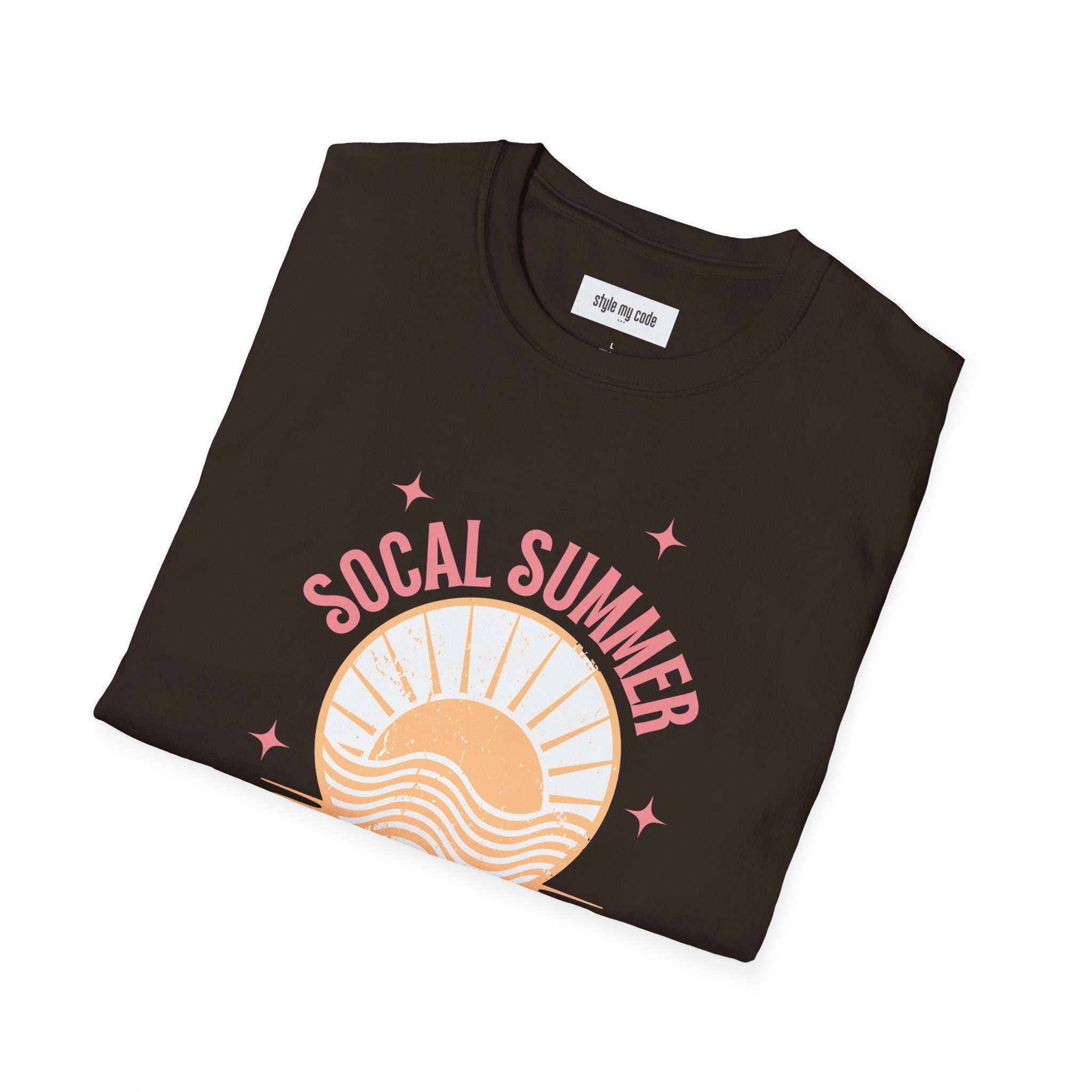 SoCal Summer Lovin' Unisex Softstyle T-Shirt | Perfect for Beach Days & Casual Outings