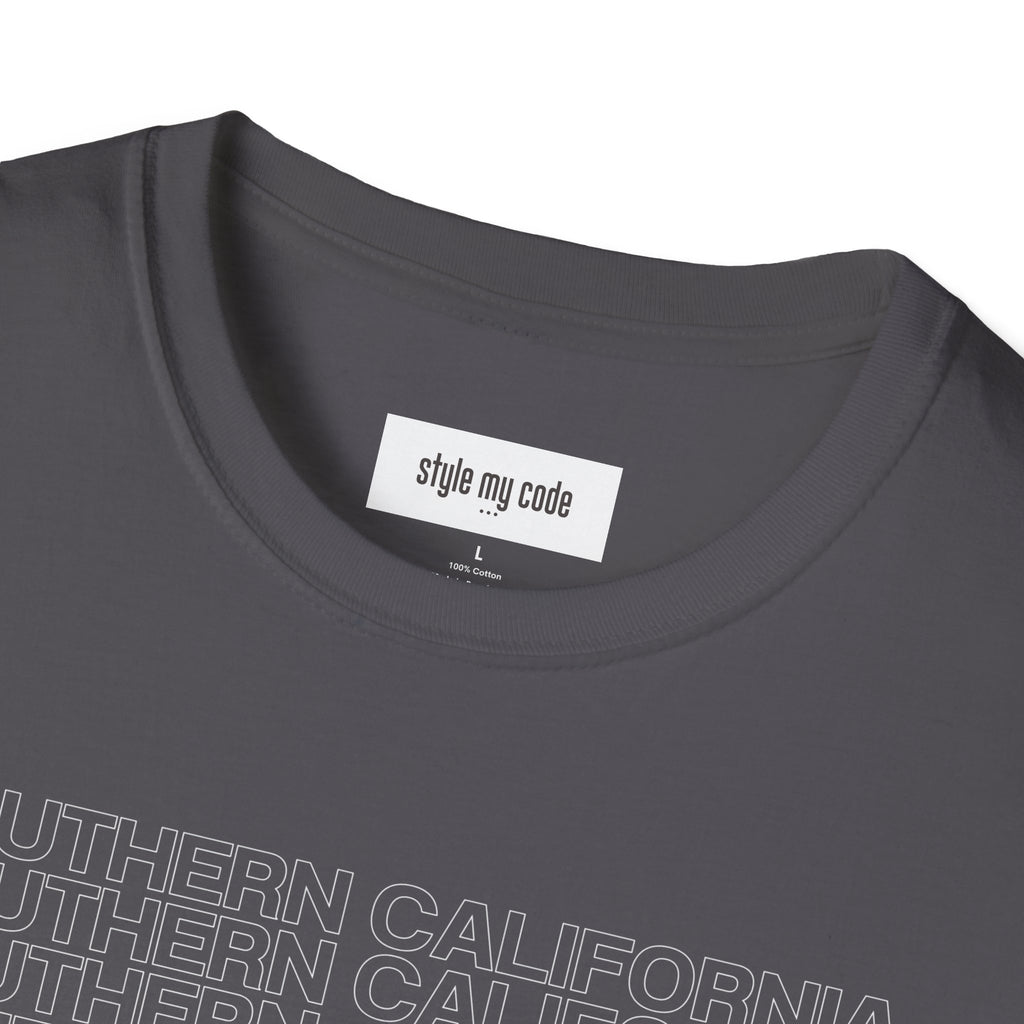 Southern California Unisex Softstyle T-Shirt - Casual Graphic Tee for Everyday Wear