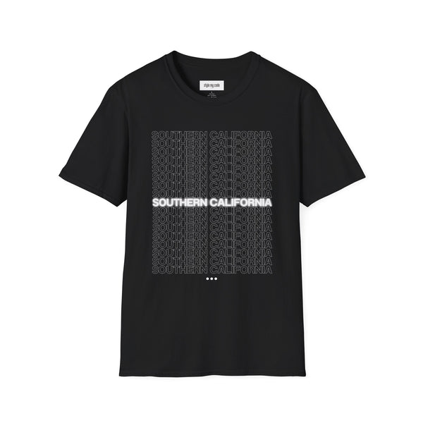 Southern California Unisex Softstyle T-Shirt - Casual Graphic Tee for Everyday Wear