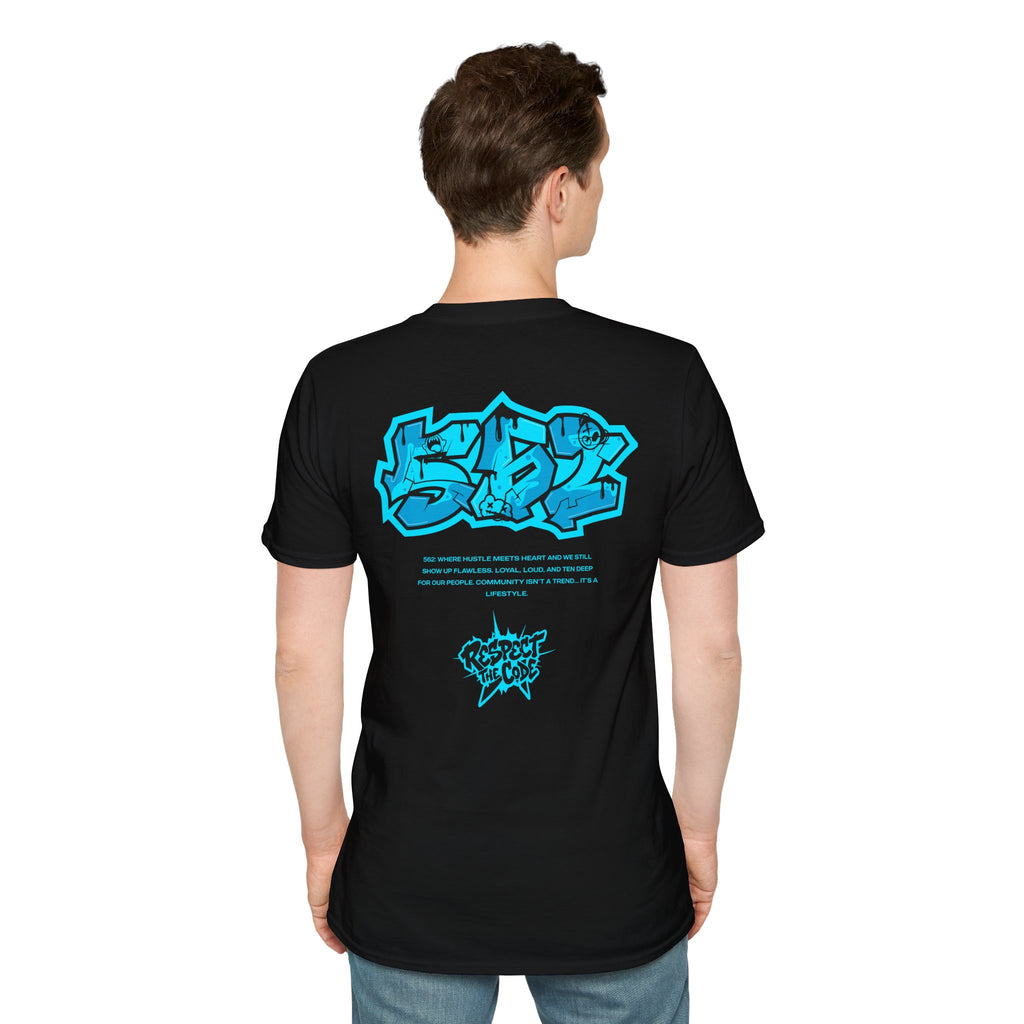 Graffiti Style '562' Streetwear T-Shirt — Urban Skate/Skatepark Tee
