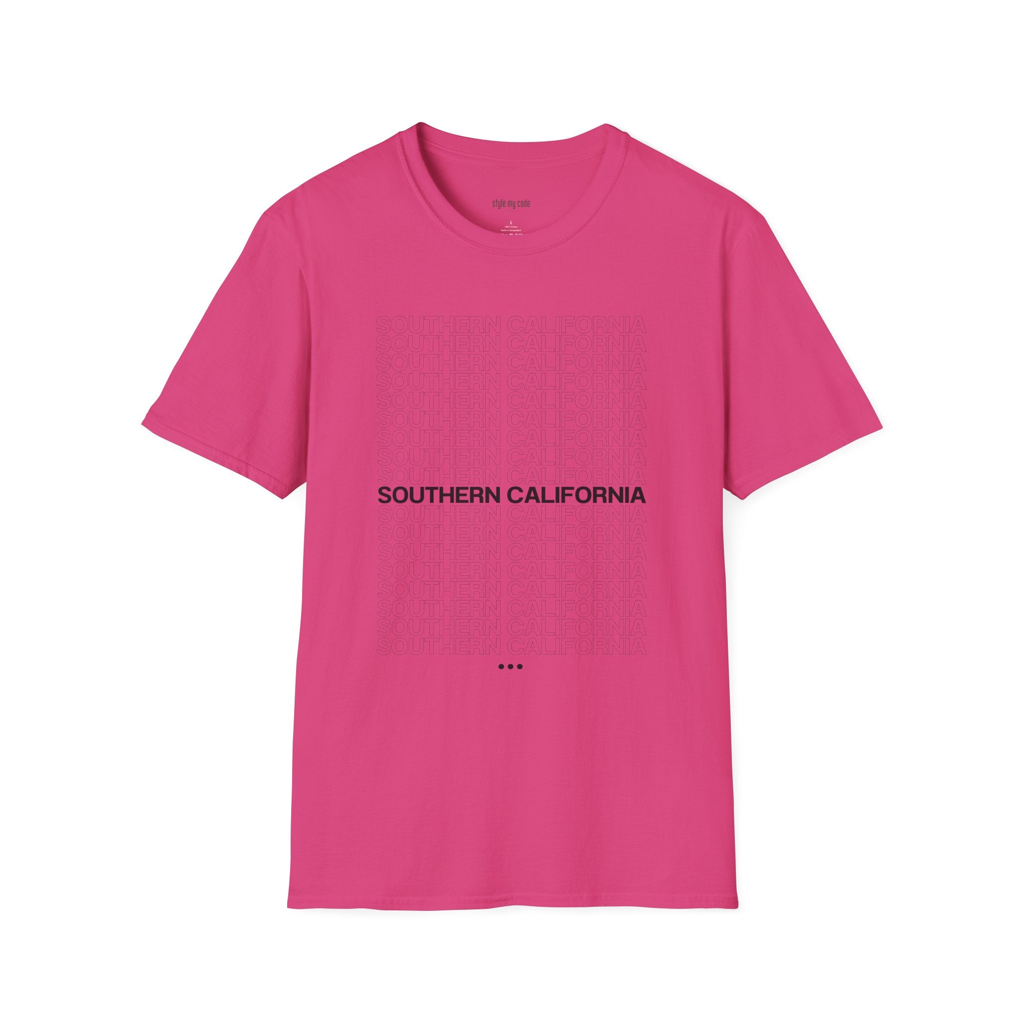 Southern California Unisex Softstyle T-Shirt - Casual Vibe for Everyday Wear