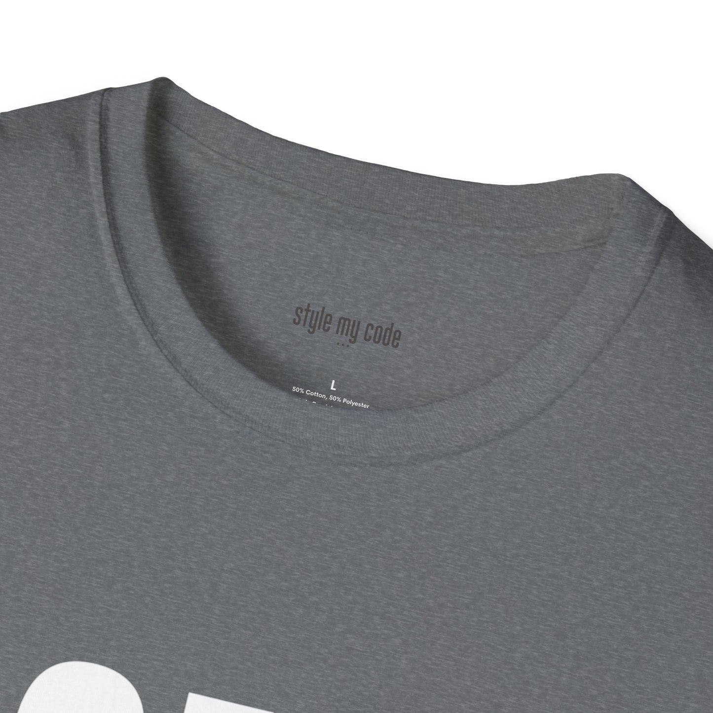 213 White Logo Front Unisex Softstyle T-Shirt