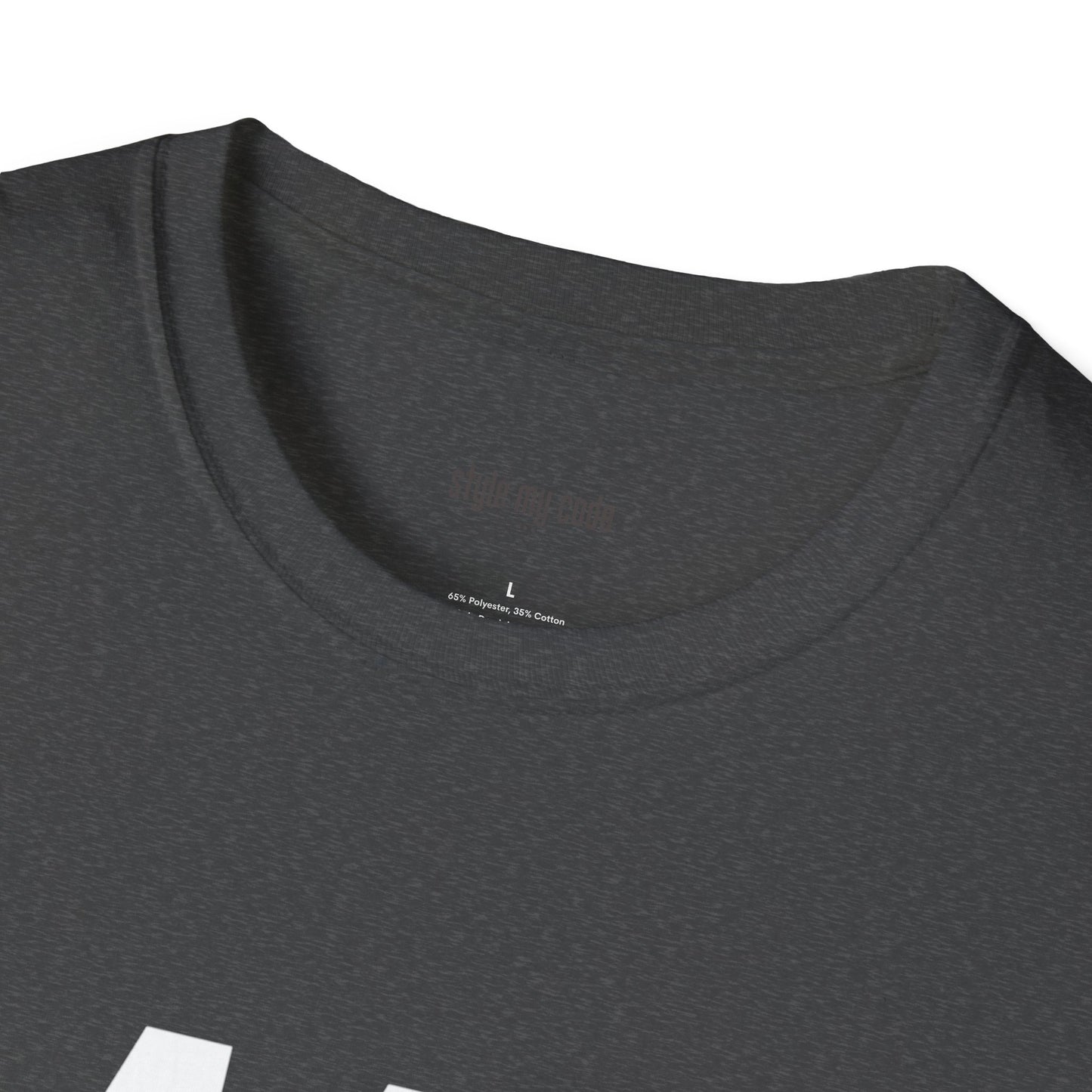 442 White Logo Front Unisex Softstyle T-Shirt