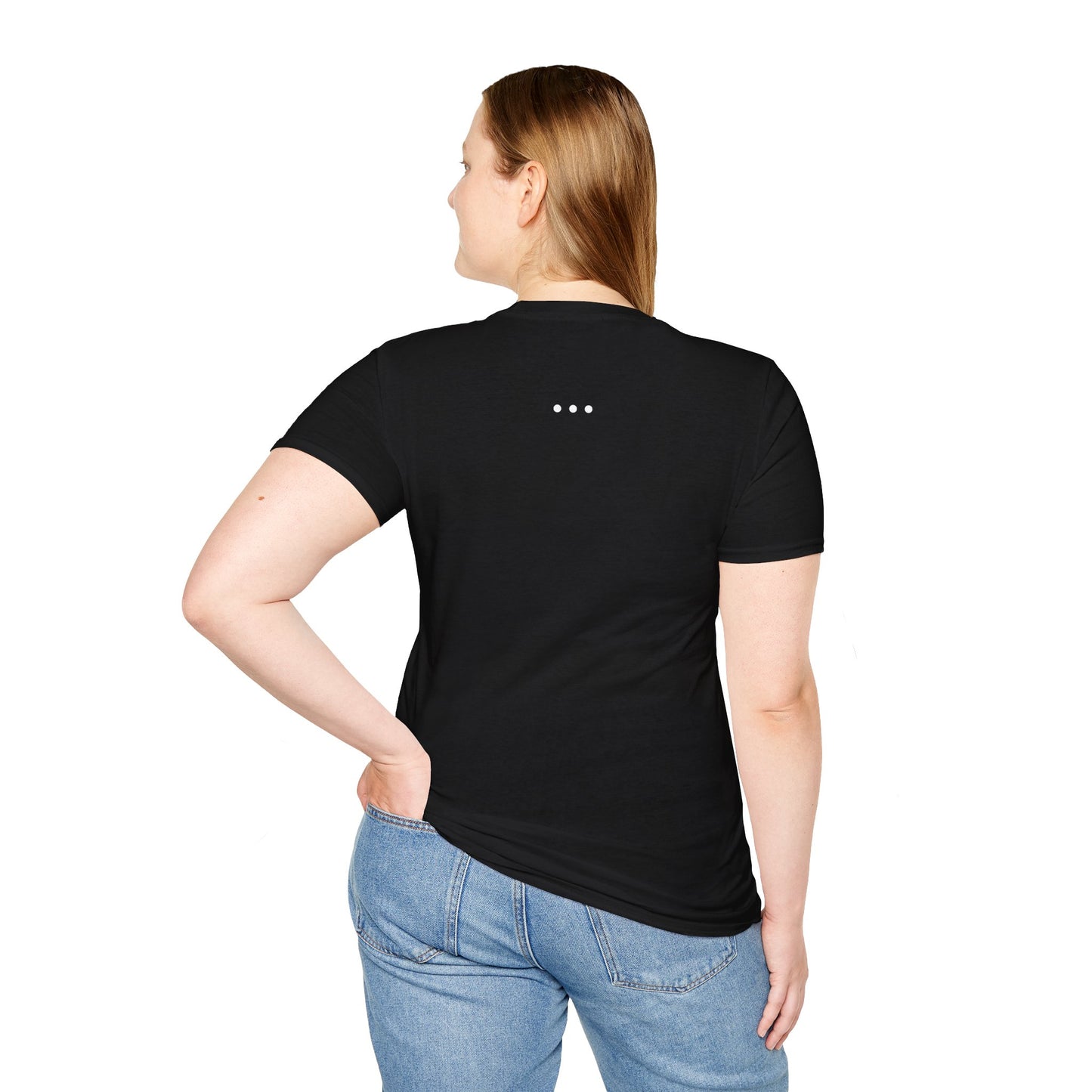 442 White Logo Front Unisex Softstyle T-Shirt