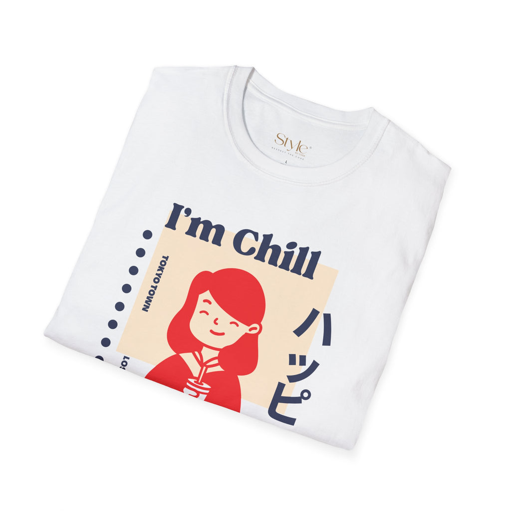 Chill Vibe Little Tokyo Unisex T-Shirt | Cute Graphic Tee, Casual Wear, Gift for Friends, Tokyo Inspired, Summer Outfit, Laid-back Style