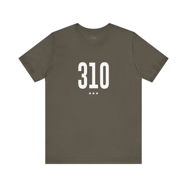 310 White Code Southern California Unisex Tee