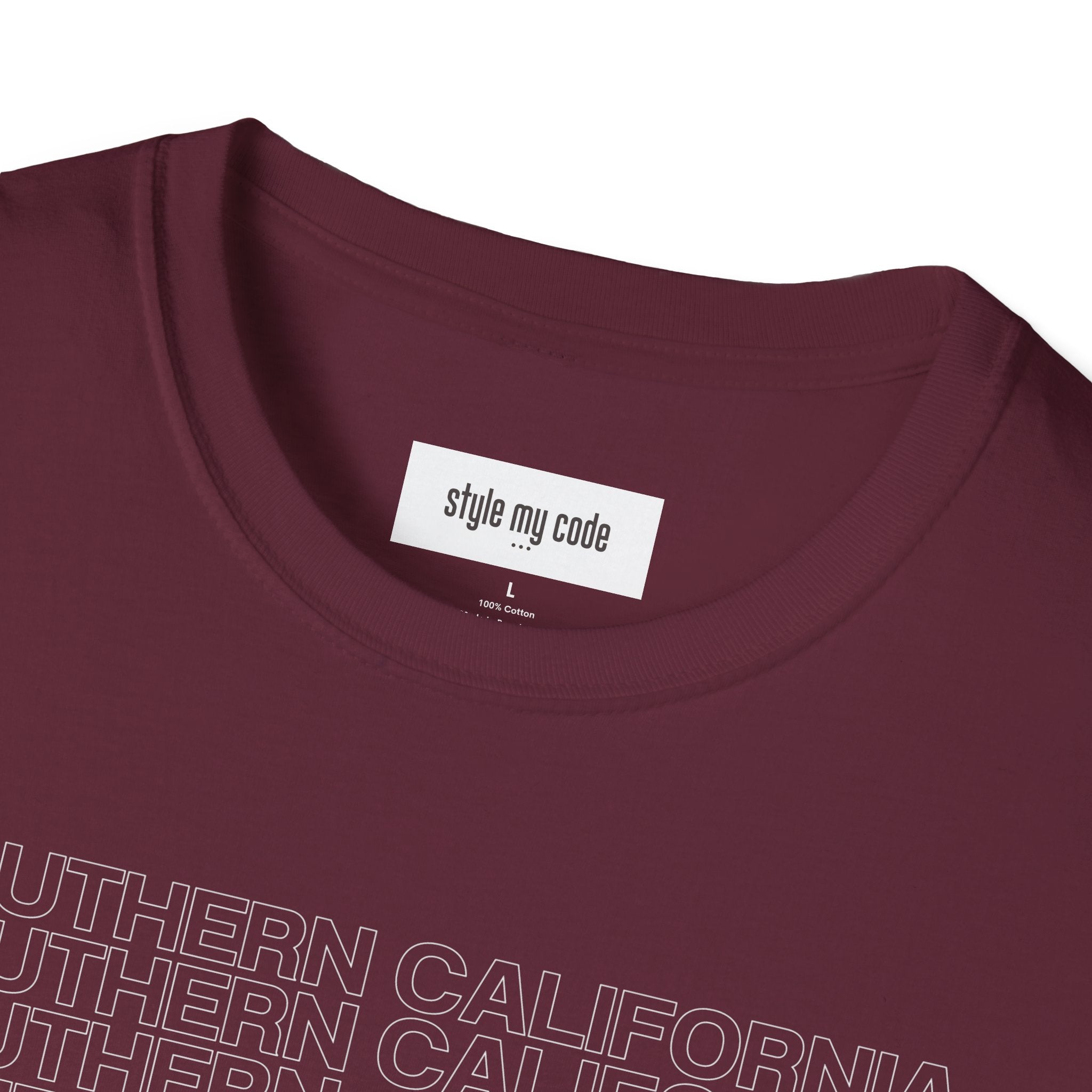 Southern California Unisex Softstyle T-Shirt - Casual Graphic Tee for Everyday Wear
