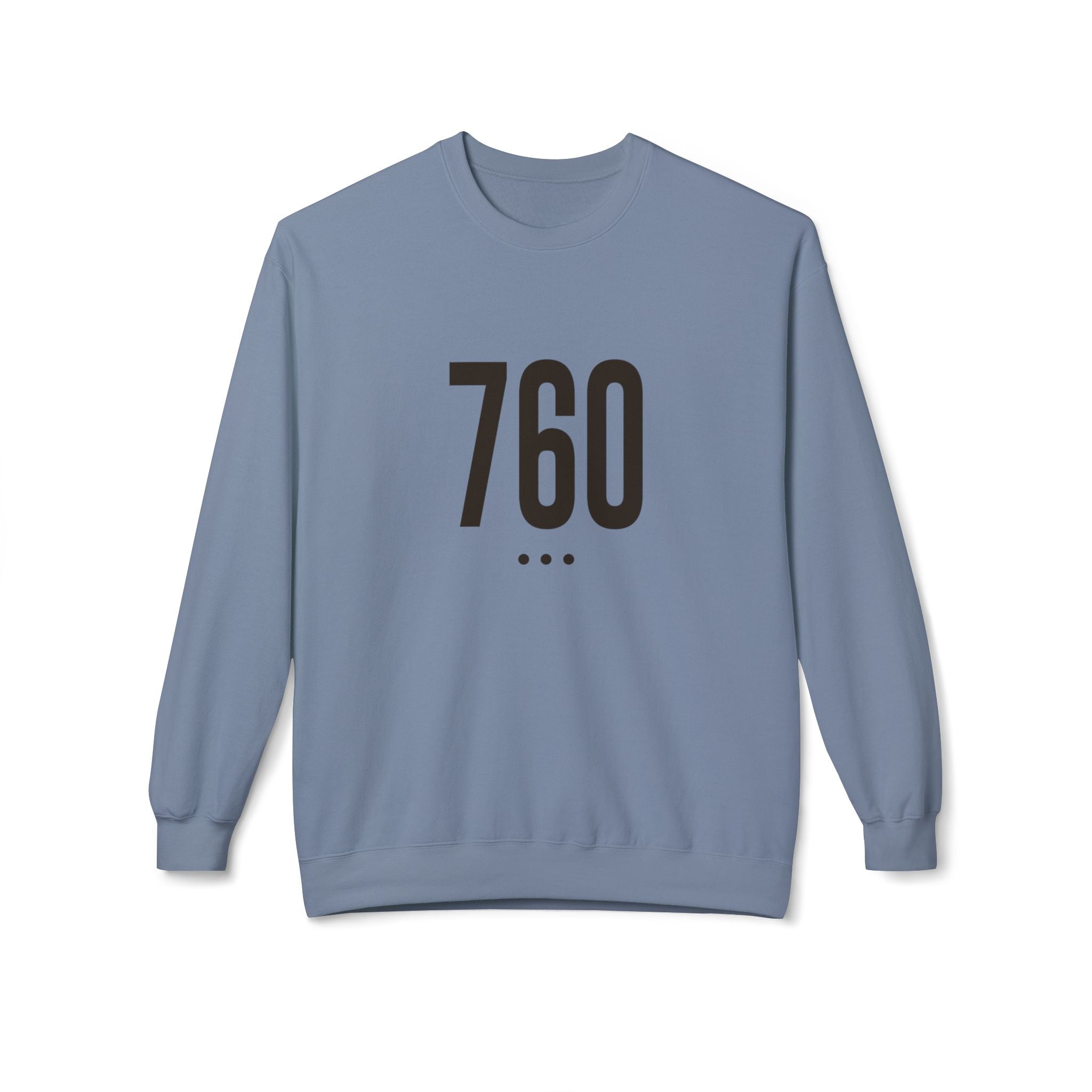 760 Logo Front Unisex Crewneck Sweatshirt