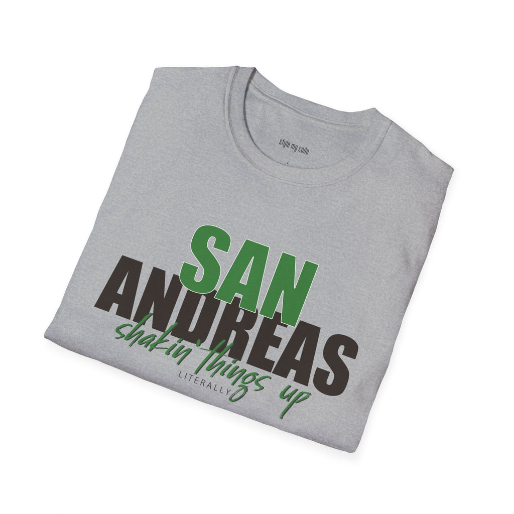 San Andreas Graphic Unisex Softstyle T-Shirt