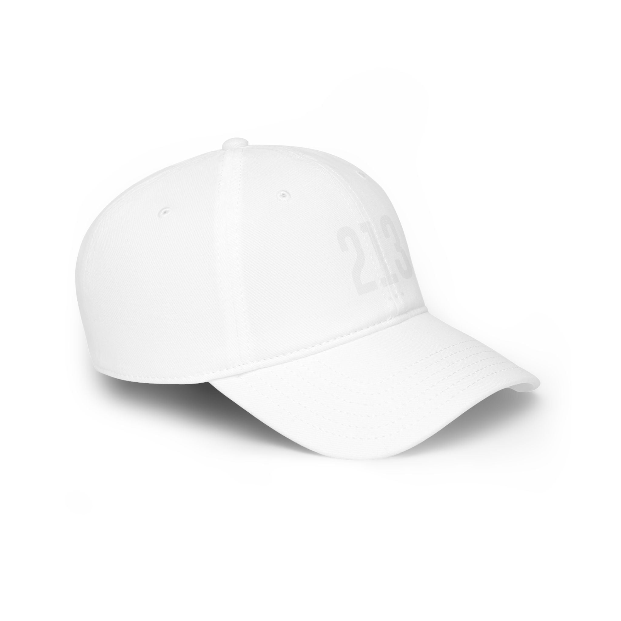213  White Logo Low Profile Baseball Cap