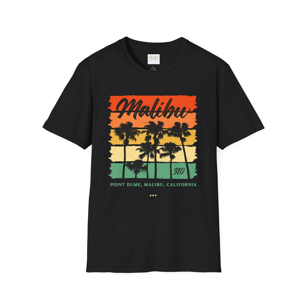 California Sunset T-Shirt | Vintage Malibu Graphic Tee, Unisex Summer Shirt, Beachwear, Vacation Essential, Gift for Travelers