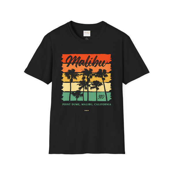 California Sunset T-Shirt | Vintage Malibu Graphic Tee, Unisex Summer Shirt, Beachwear, Vacation Essential, Gift for Travelers