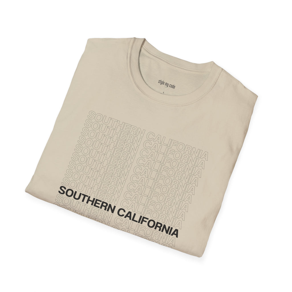 Southern California Unisex Softstyle T-Shirt - Casual Vibe for Everyday Wear