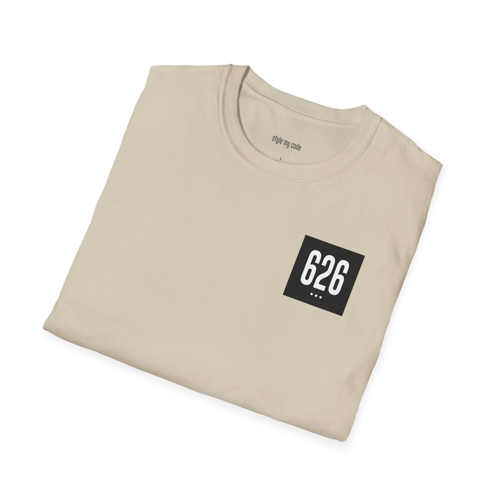 626 White Logo Unisex Softstyle T-Shirt