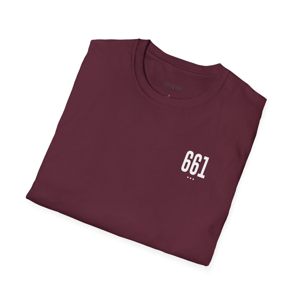 661 White Logo Unisex Soft-style T-Shirt