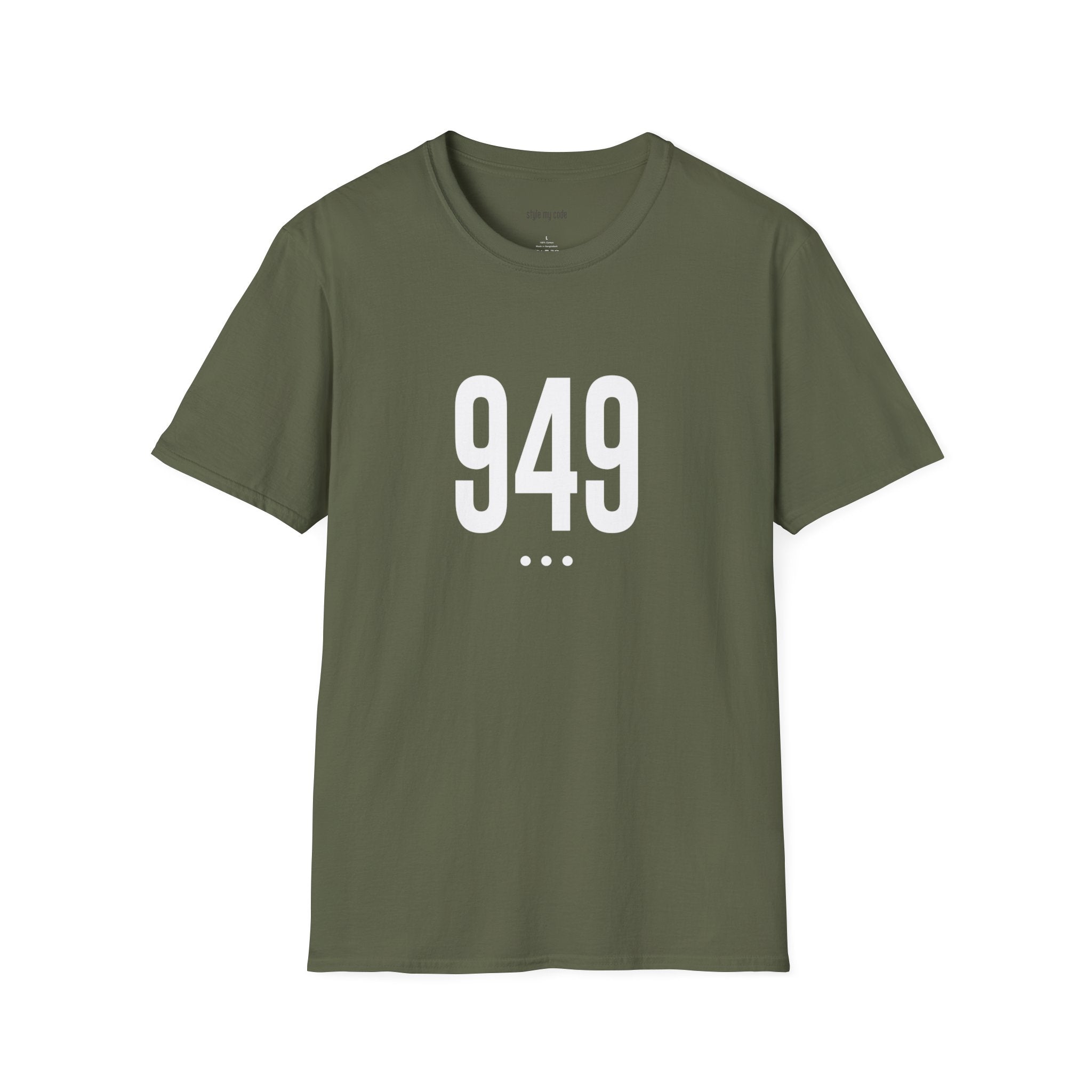 949 White Logo Front Unisex T-Shirt