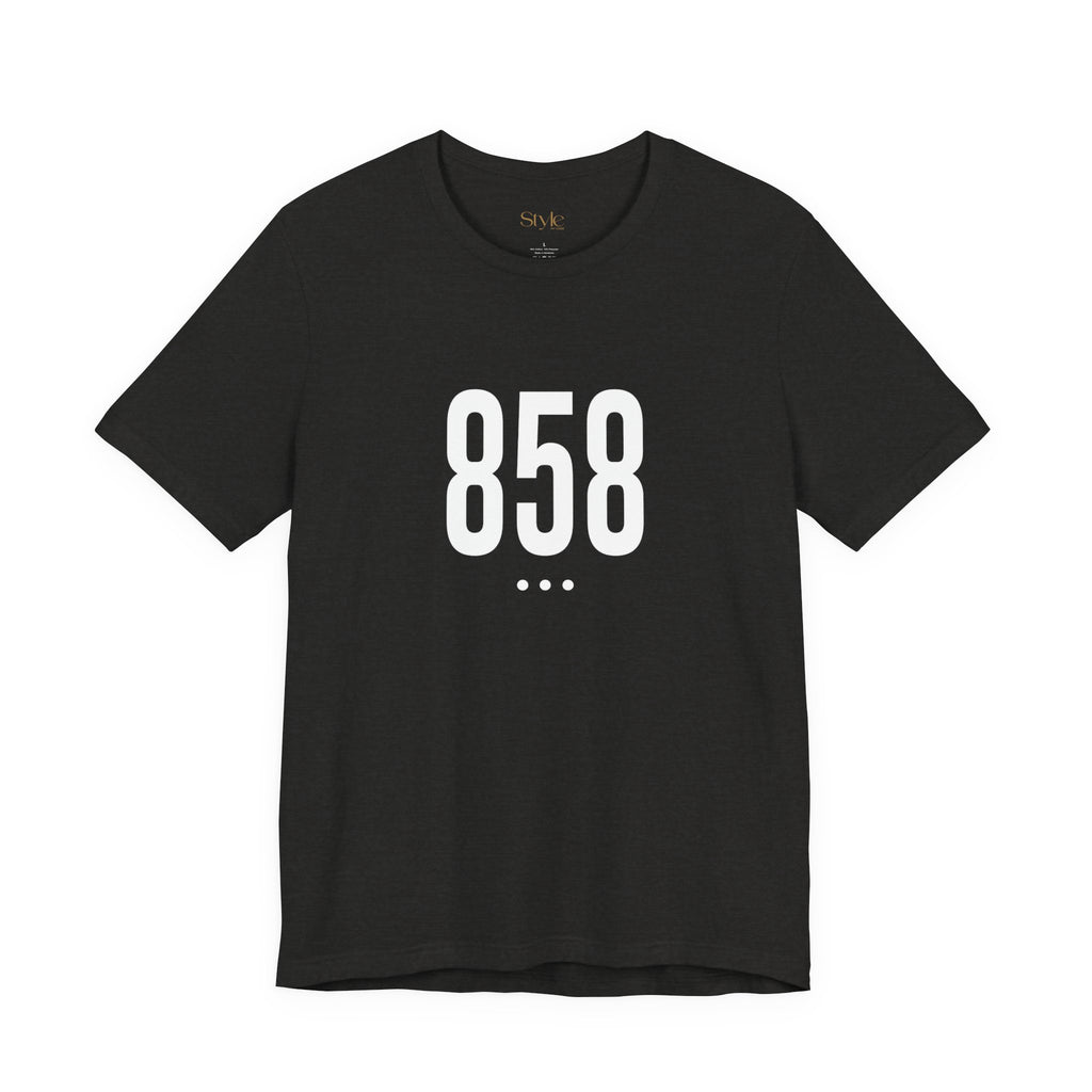 858 White Code Southern California Unisex Tee