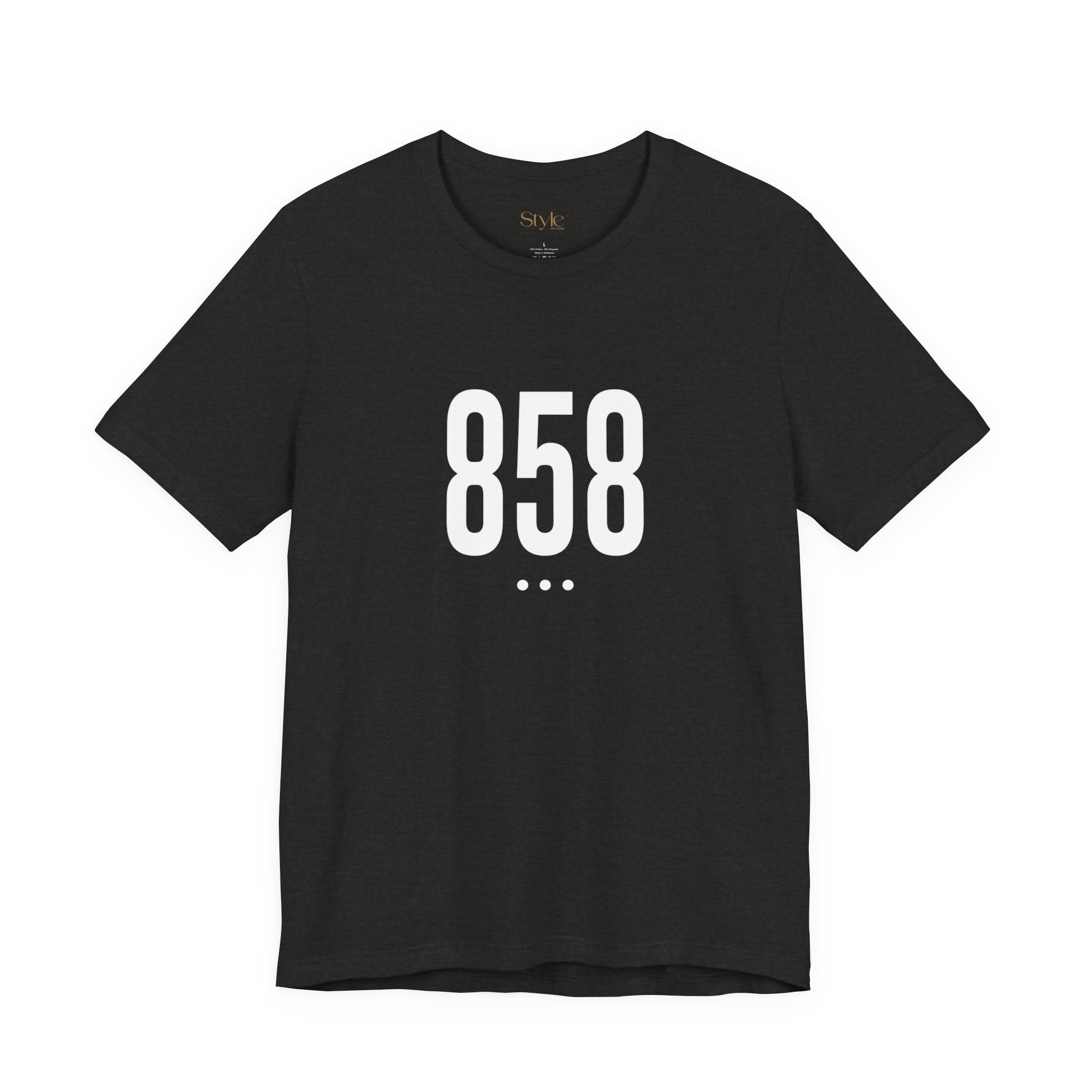 858 White Code Southern California Unisex Tee