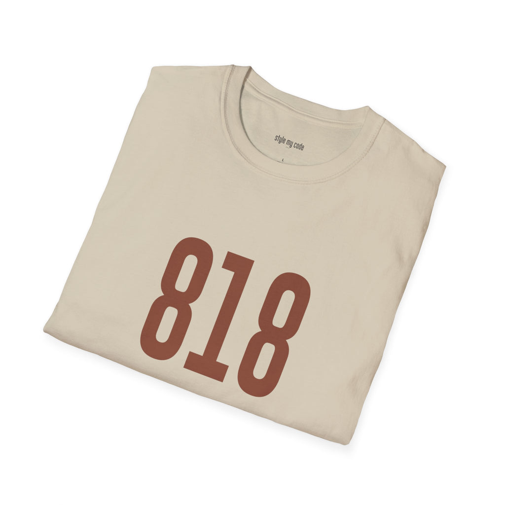 818 Logo Front Soft-Style T-Shirt