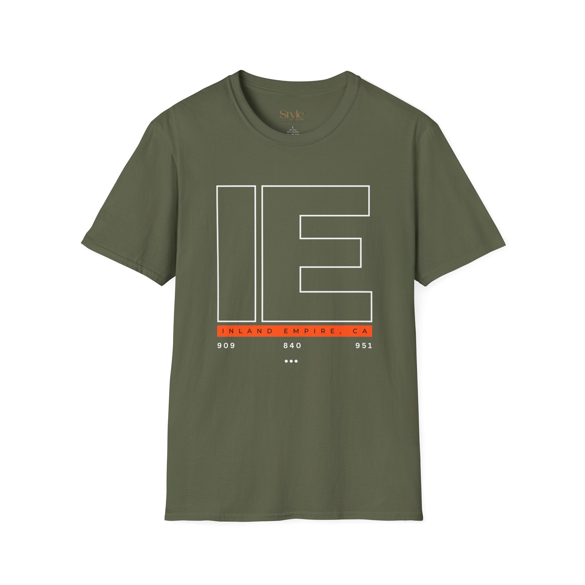 Inland Empire "IE" Trendy Minimalist Unisex T-Shirt | Perfect for Casual Wear, Street Style, Gifts, Summer Festivals, Everyday Comfort