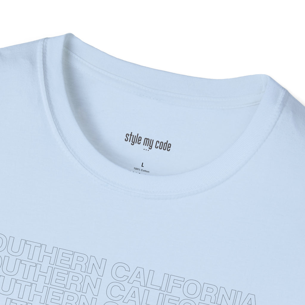 Southern California Unisex Softstyle T-Shirt - Casual Vibe for Everyday Wear