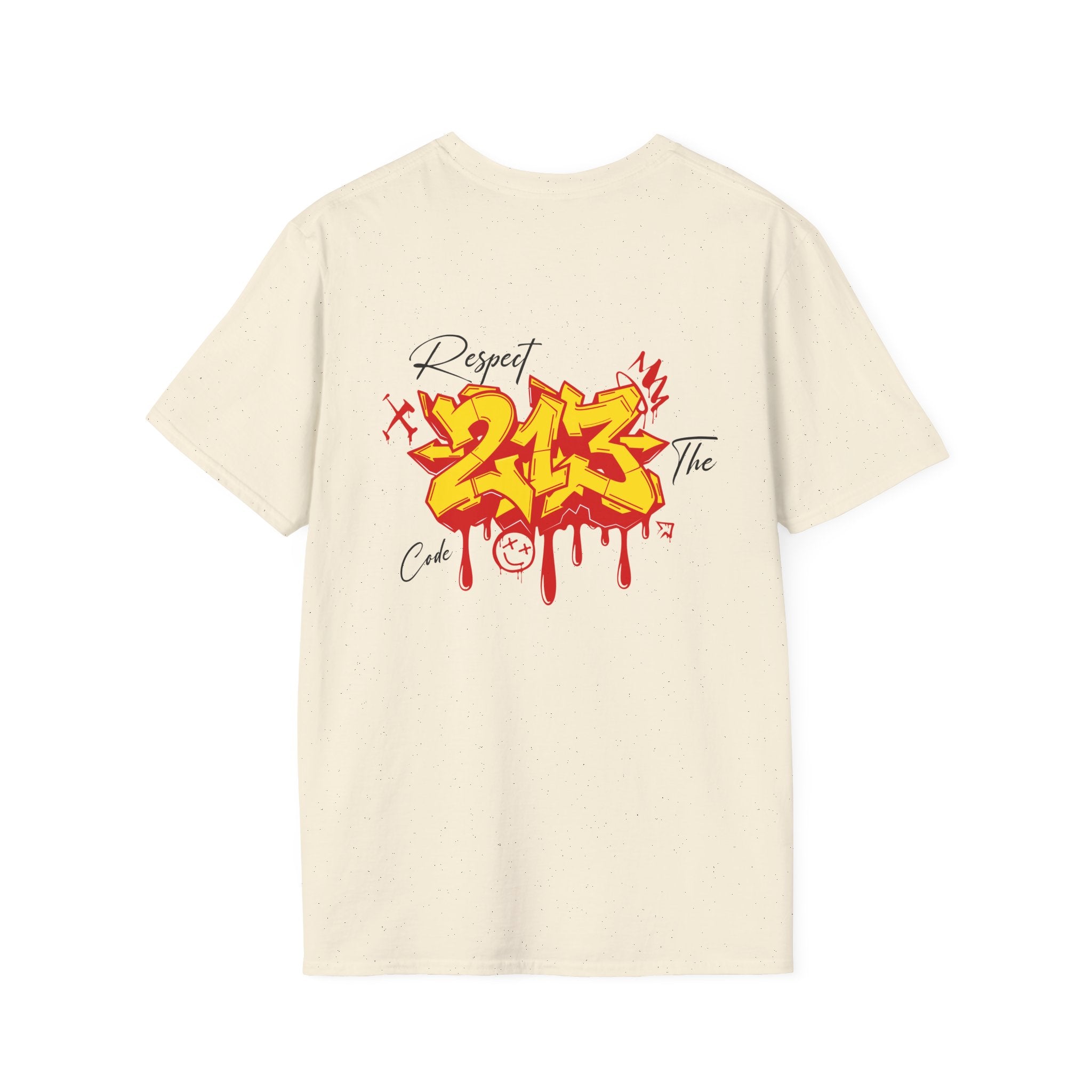 Graffiti 213 Red Respect The Code T-Shirt