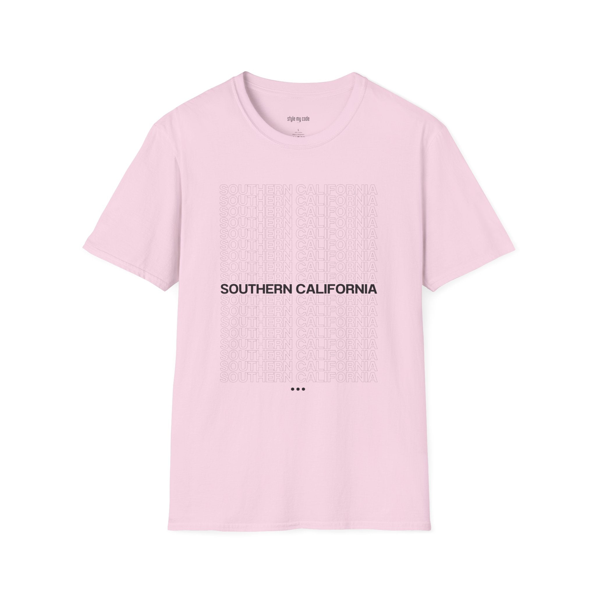 Southern California Unisex Softstyle T-Shirt - Casual Vibe for Everyday Wear
