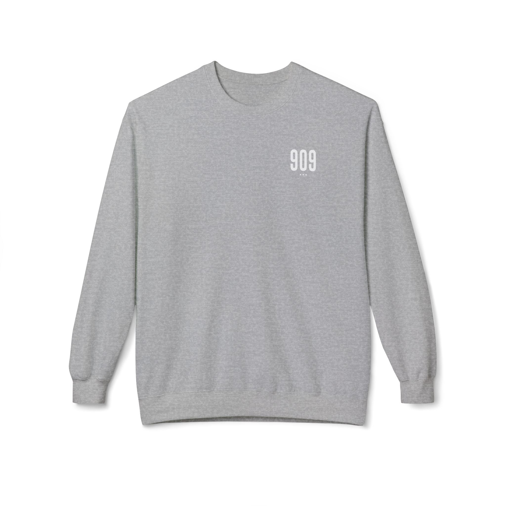 909 White Logo Sweatshirt