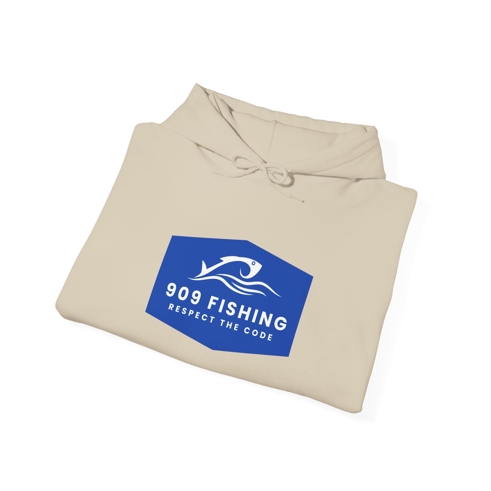 Fishing Lover's Heavy Blend Hoodie, 909 Fishing Sweatshirt, Fishing Apparel, Outdoor Gear, Respect the Code Hoodie
