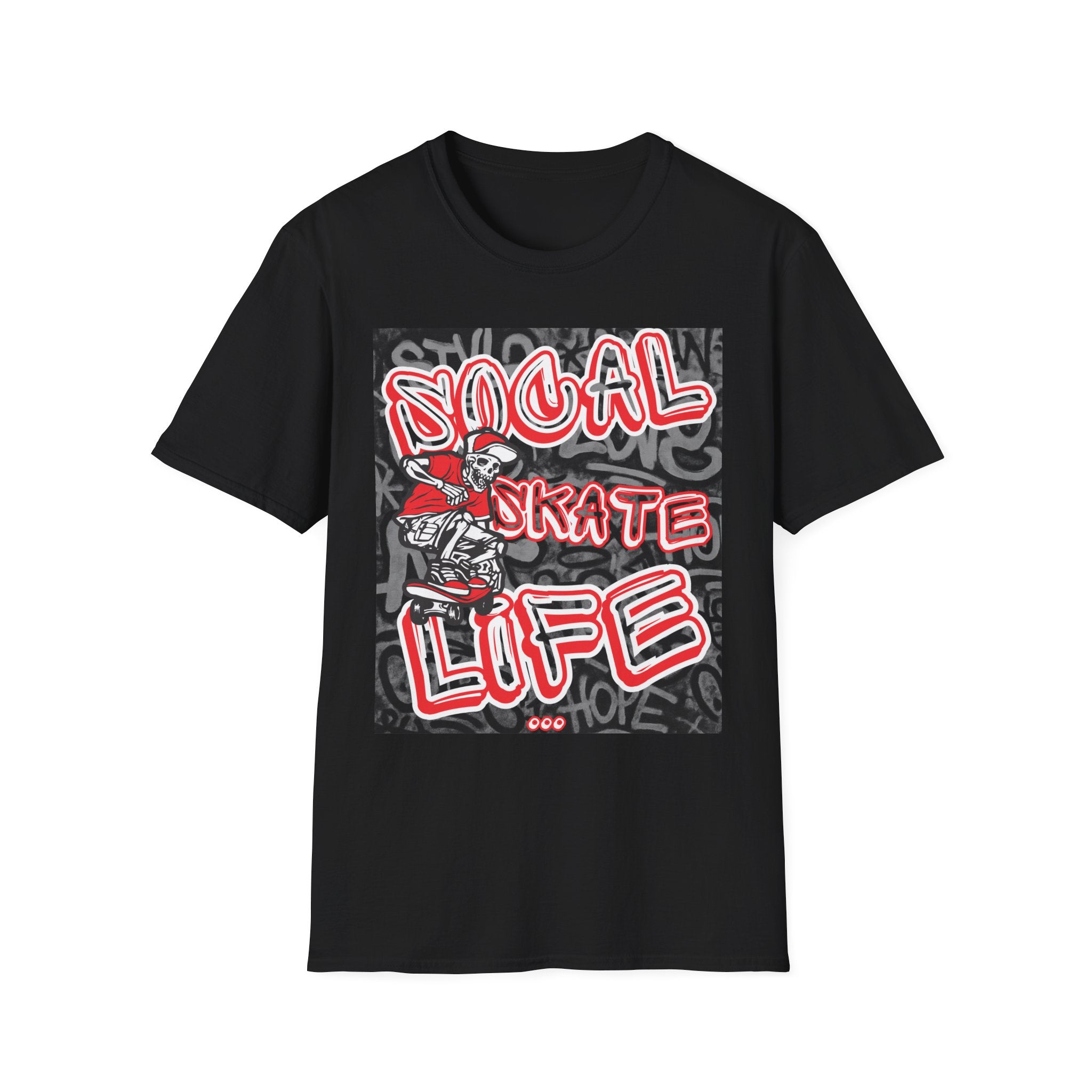 Skate Life T-Shirt - Unisex Graphic Tee, Gift for Skaters, Casual Wear, Streetwear, Birthday Present, Graphic Design
