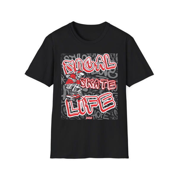 Skate Life T-Shirt - Unisex Graphic Tee, Gift for Skaters, Casual Wear, Streetwear, Birthday Present, Graphic Design
