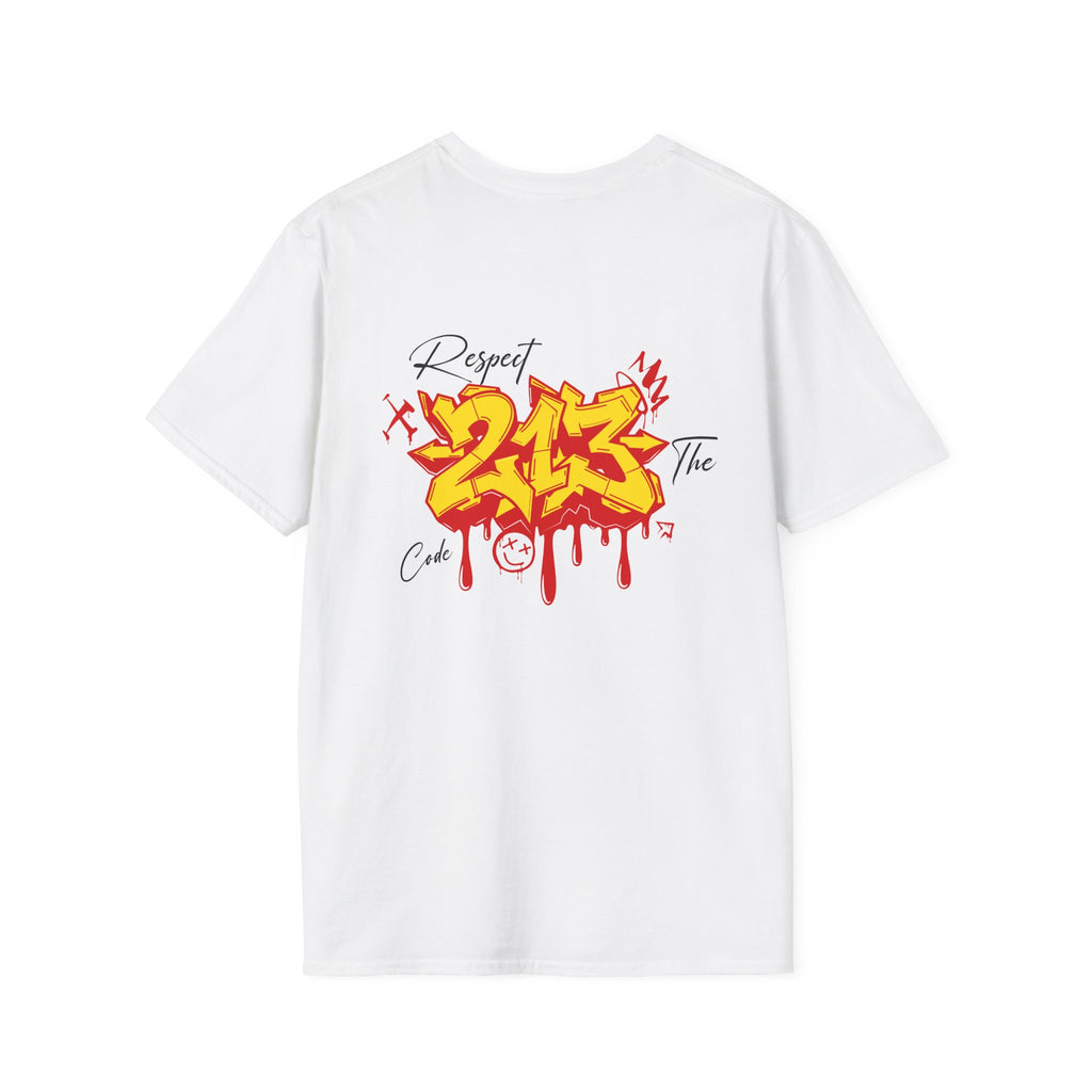 Graffiti 213 Red Respect The Code T-Shirt