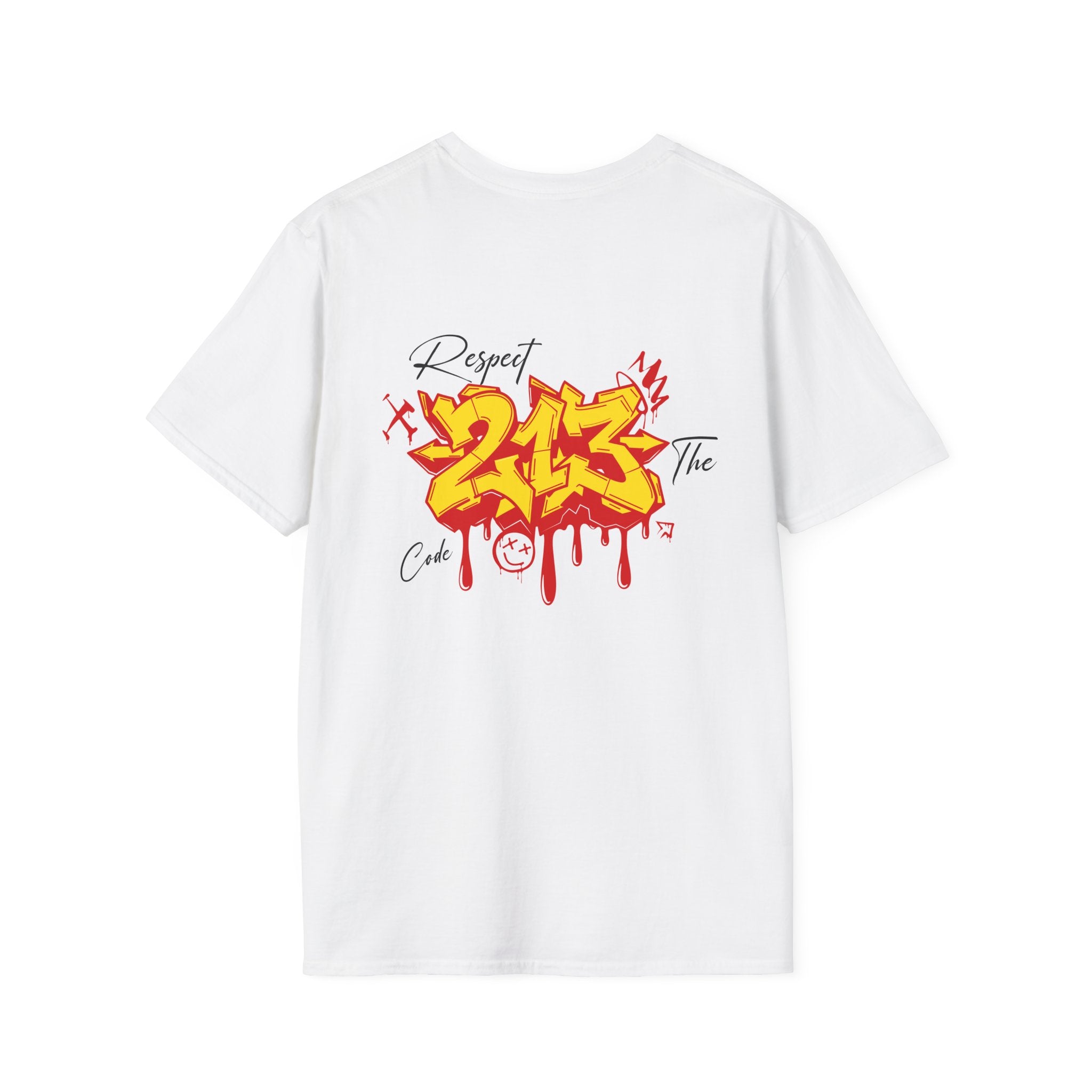 Graffiti 213 Red Respect The Code T-Shirt