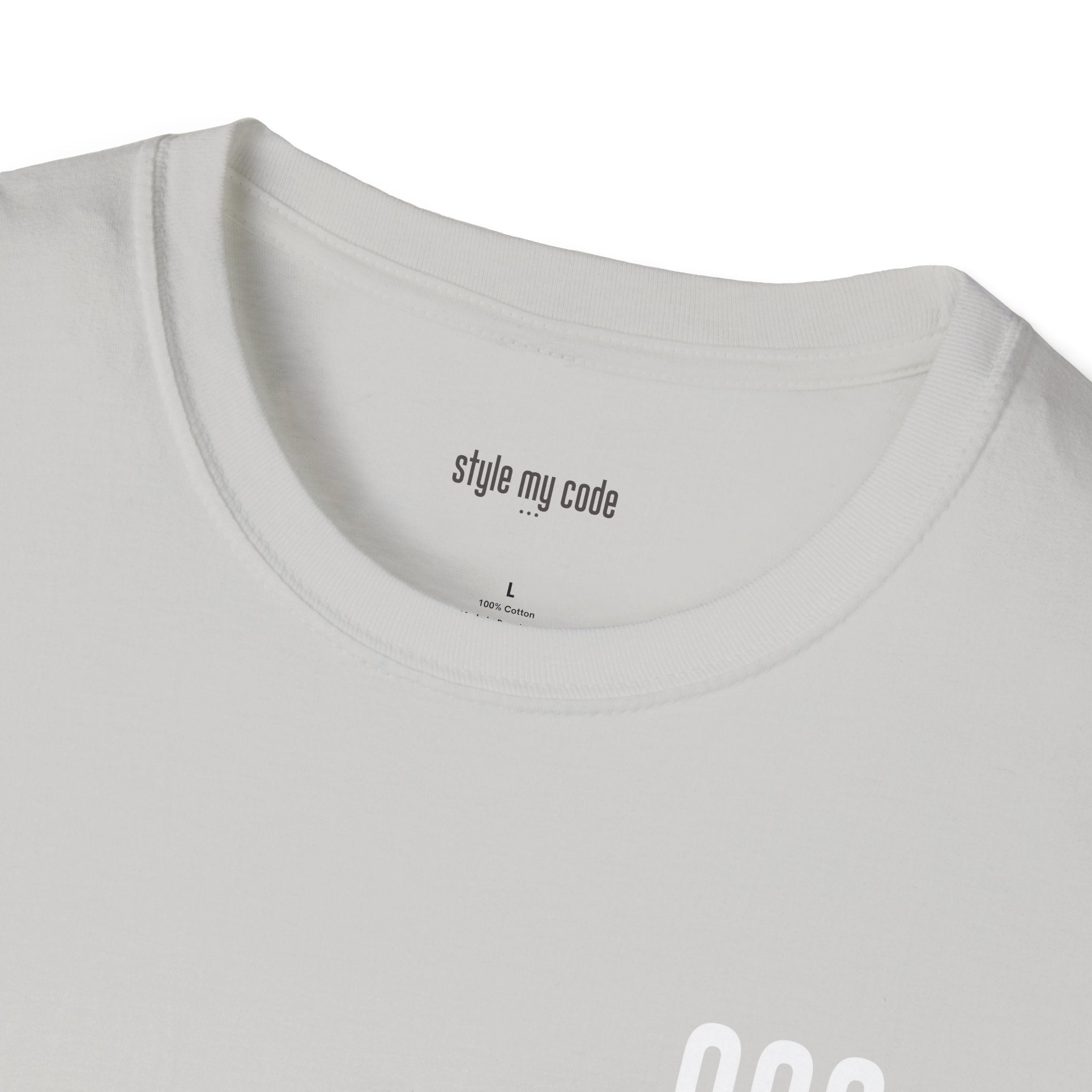 909 White Logo Soft-Style T-Shirt