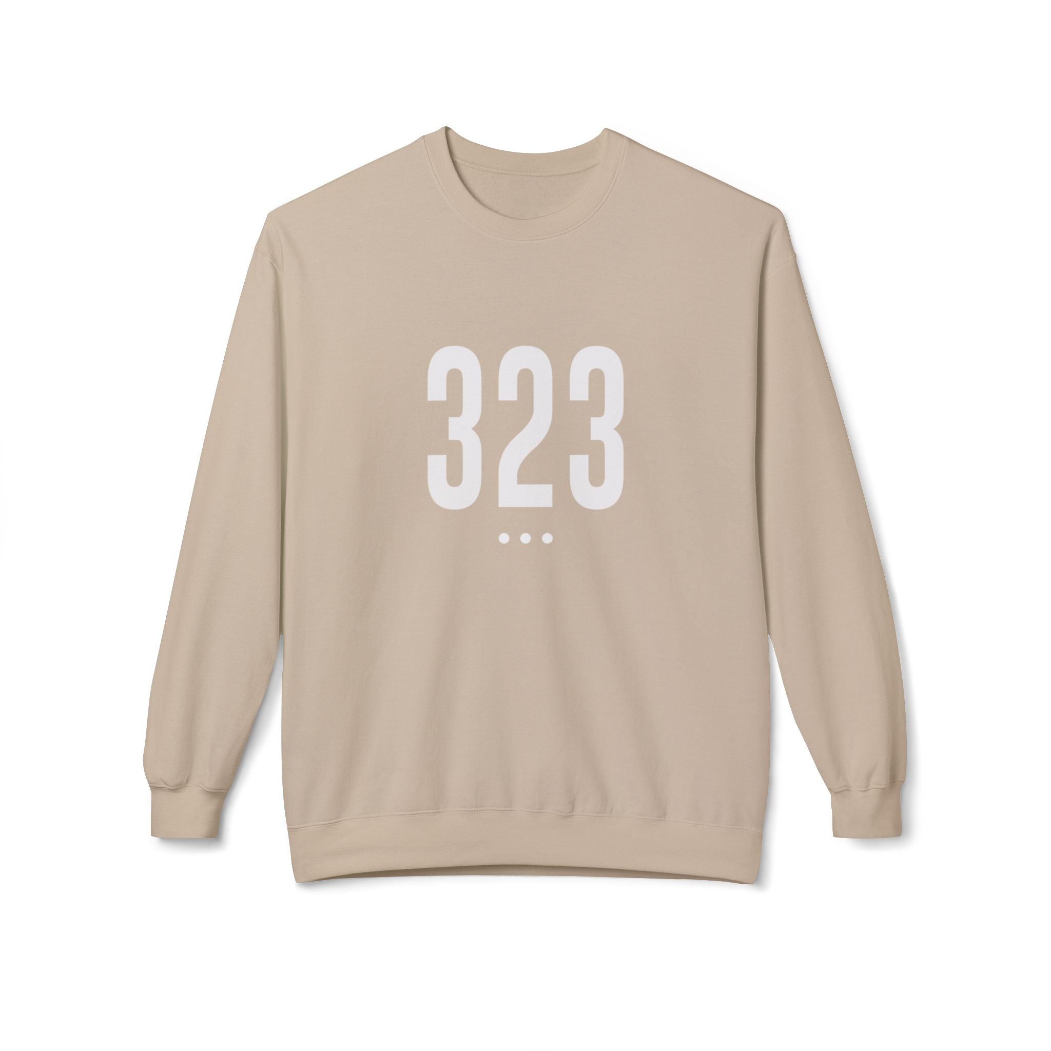 323 Logo Front Crewneck Sweatshirt