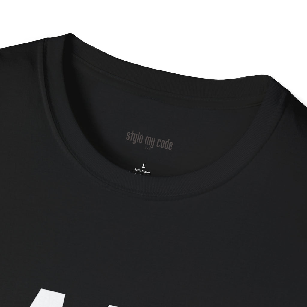 442 White Logo Front Unisex Softstyle T-Shirt