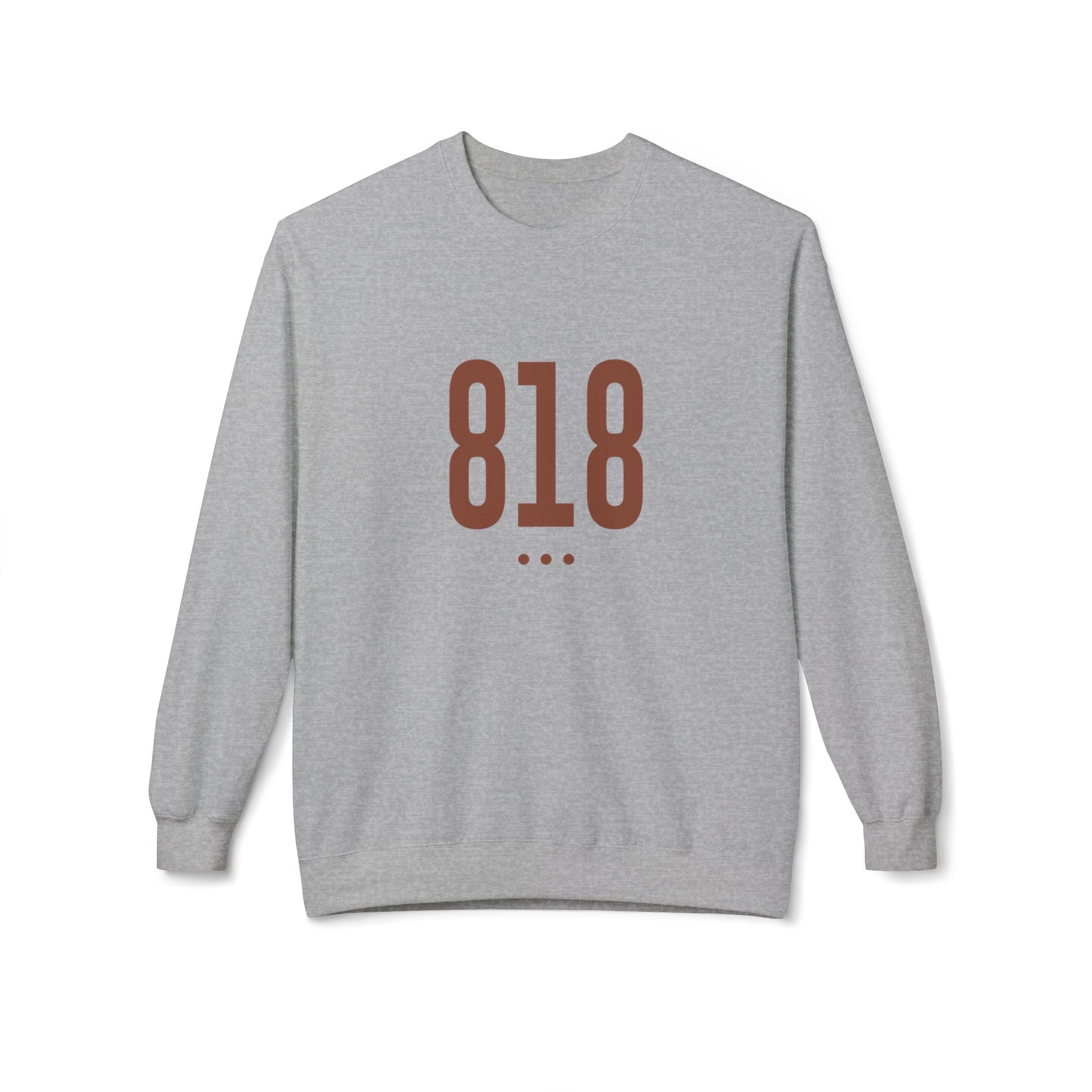 818 Logo Front Crewneck Sweatshirt