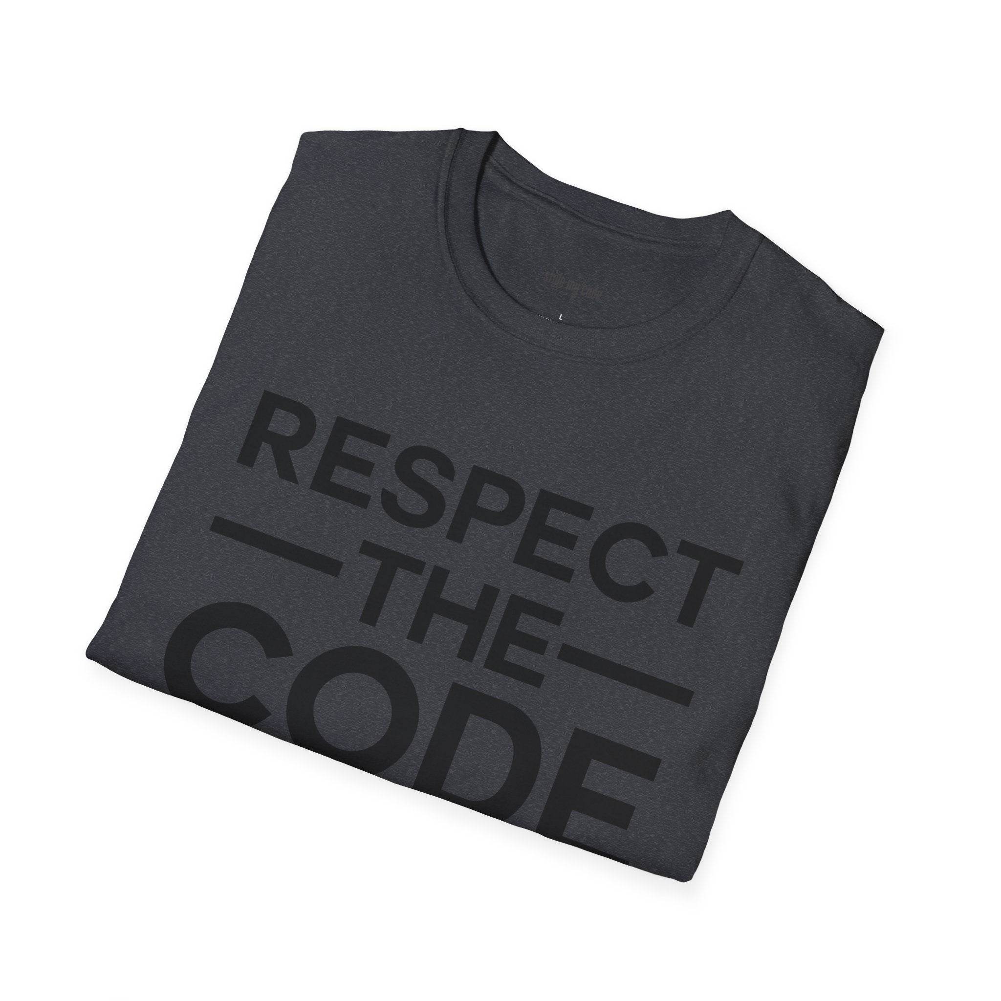 Respect the Code Graphic Unisex Softstyle T-Shirt