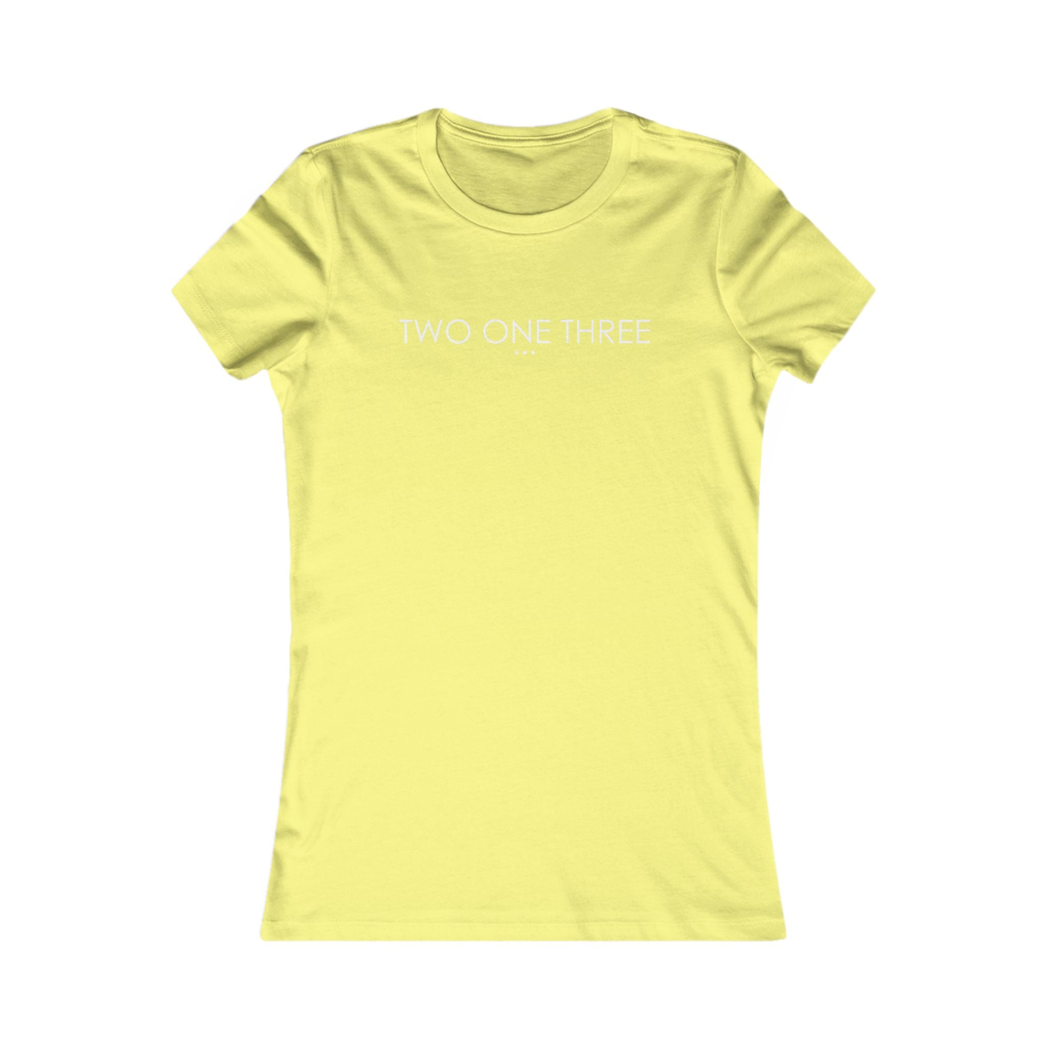 'Two One Three' - Women's Fave Tee