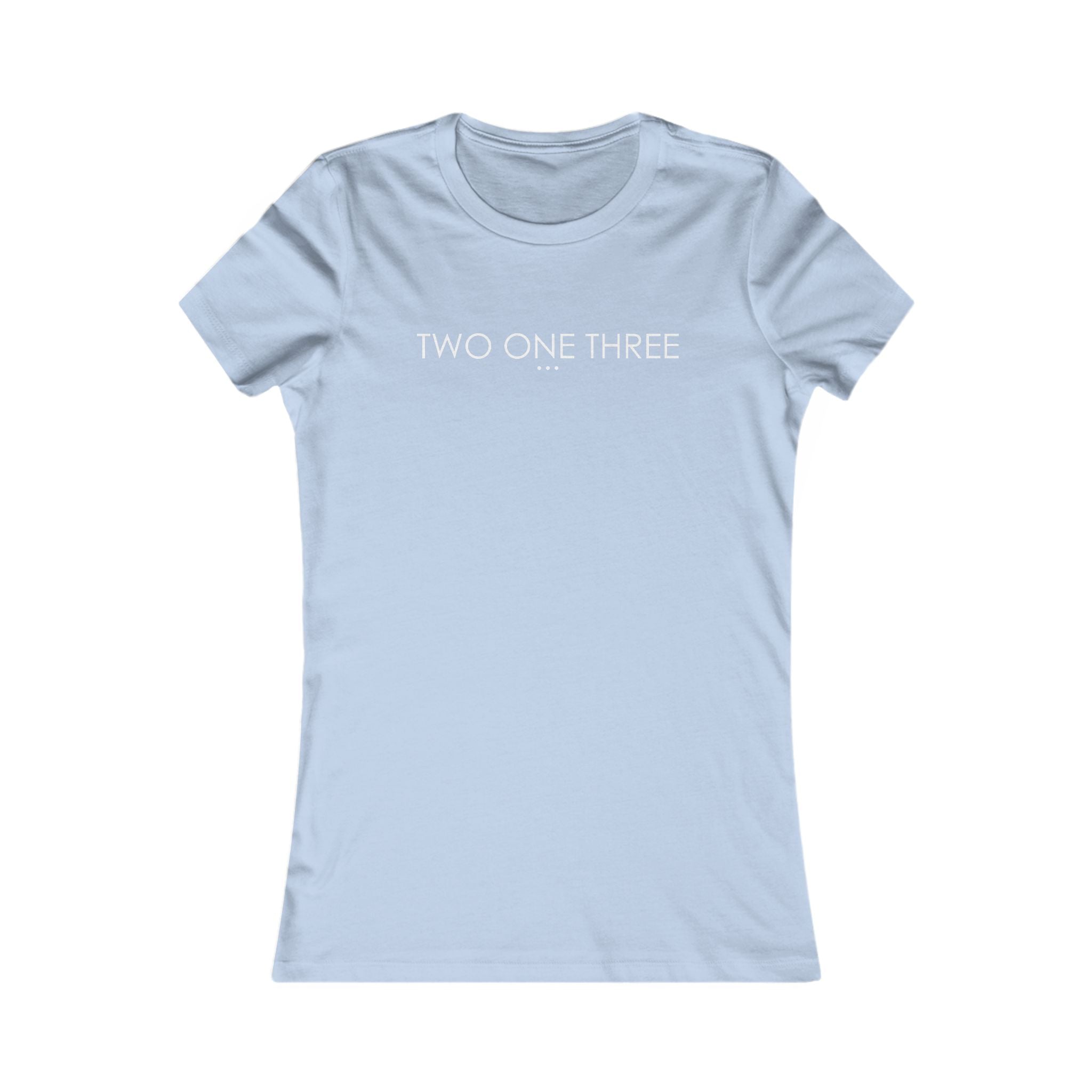 'Two One Three' - Women's Fave Tee
