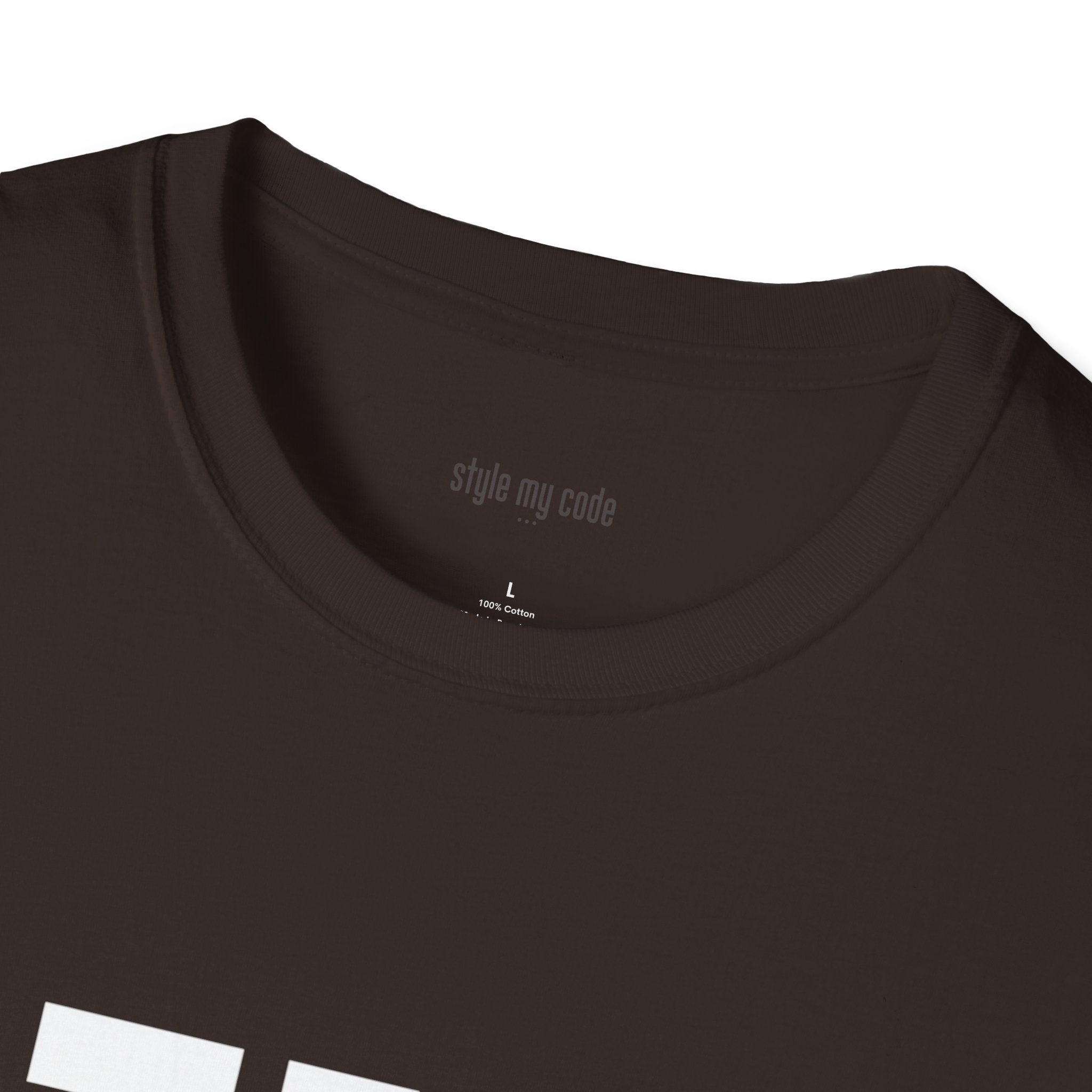 714 White Logo Front T-Shirt