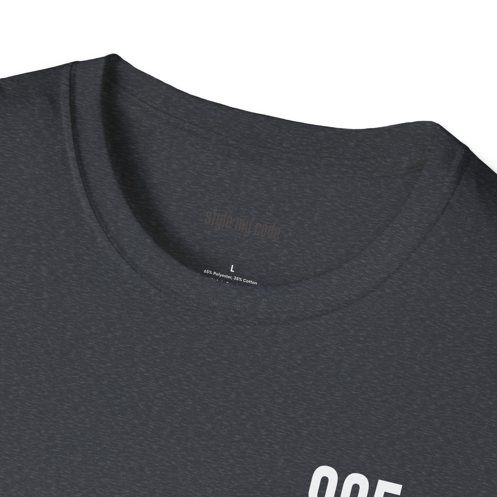 805 White Logo Unisex Soft-style T-Shirt