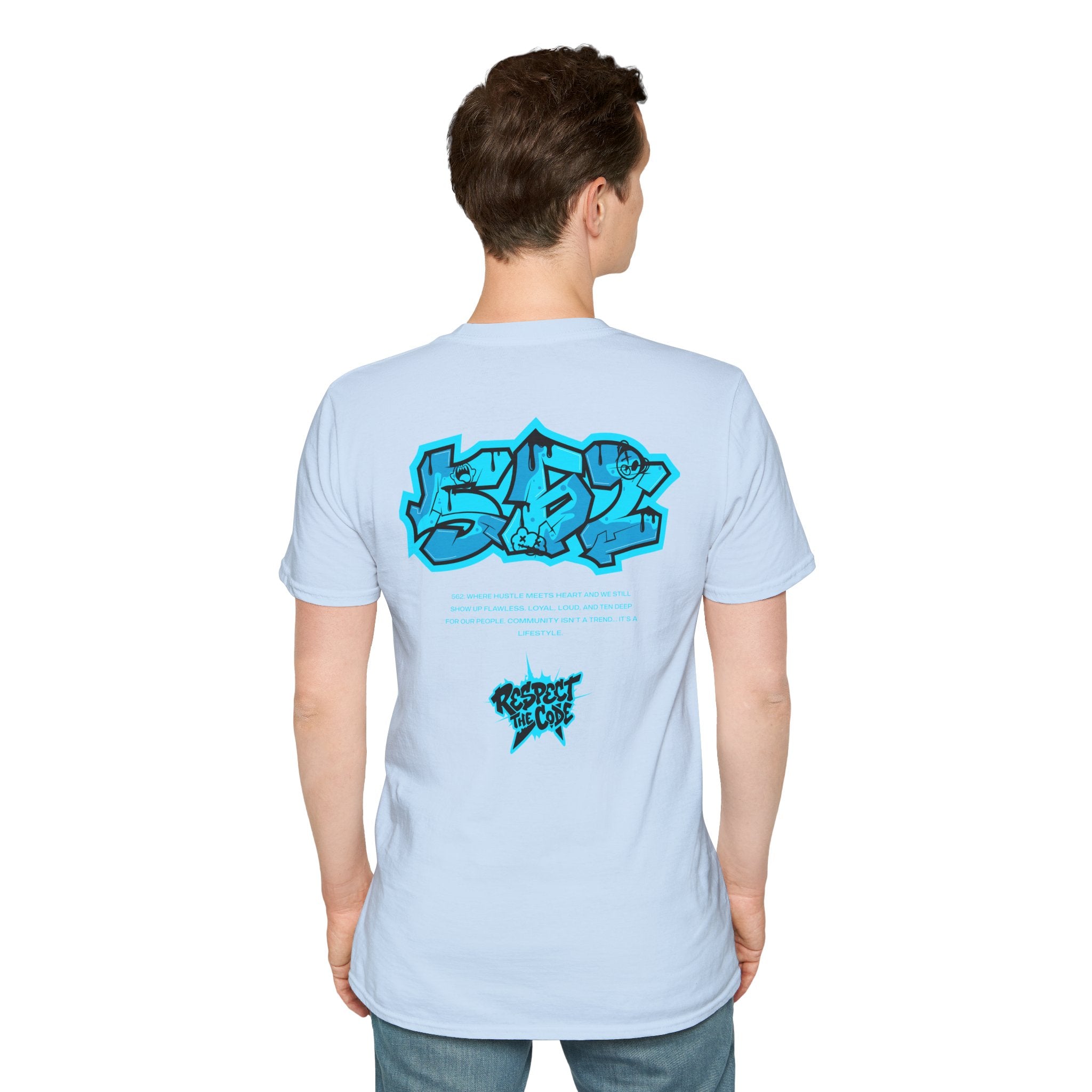 Graffiti Style '562' Streetwear T-Shirt — Urban Skate/Skatepark Tee