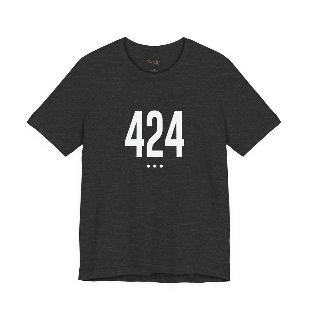 424 White Code Southern California Unisex Tee