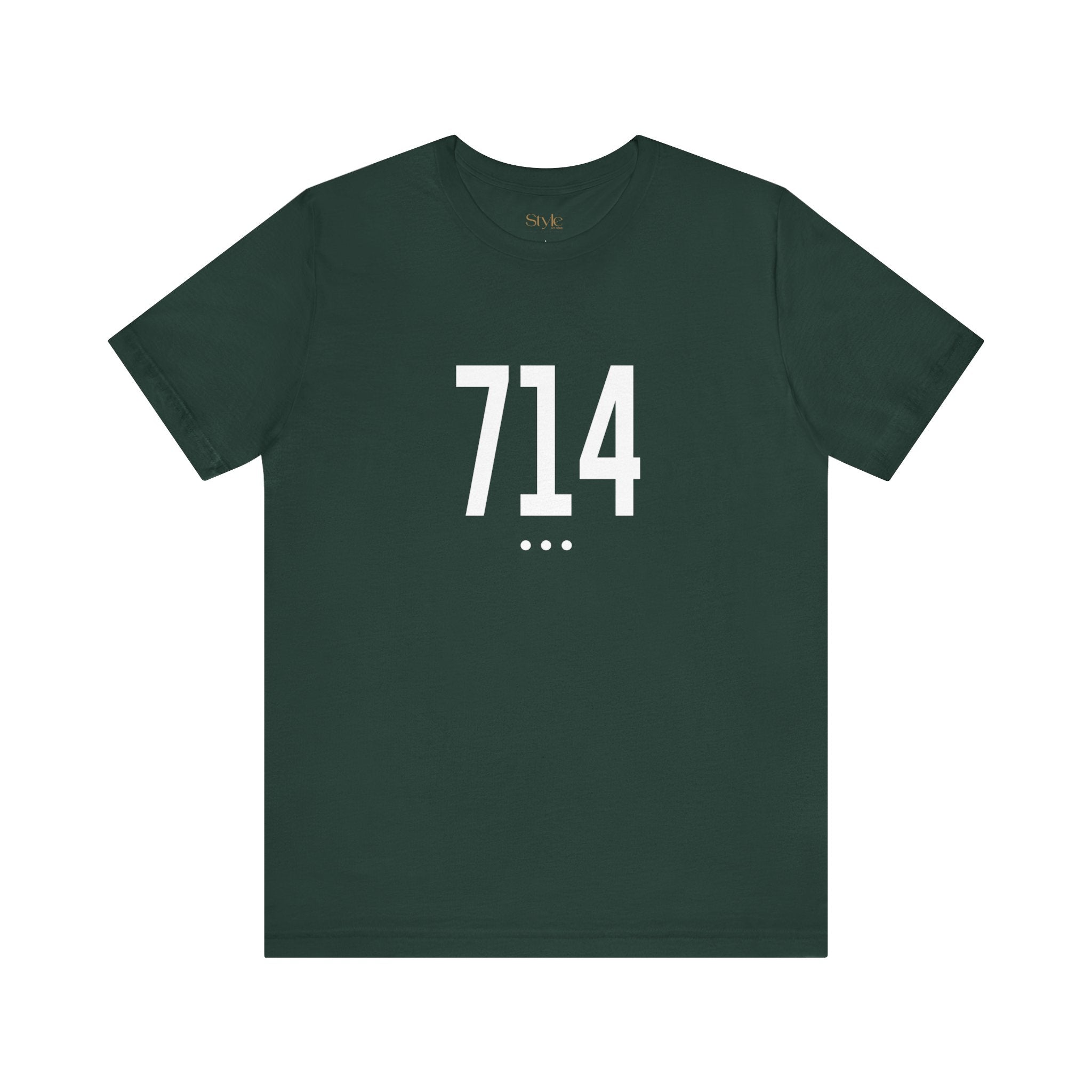 714 White Code Southern California Unisex Tee